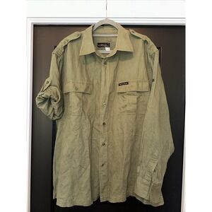 Rocawear Mens Long Sleeve Shirt / Short sleeve detailing on pockets 2XL💯 Cotton